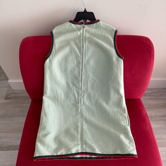 Gucci Light Green Dress Women Size 42 - Picture 4 of 14